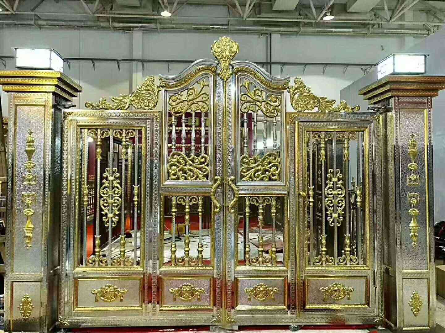 彩色佛山不銹鋼裝飾管大門 彩色佛山不銹鋼裝飾管大門