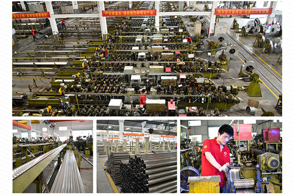 喜有沃304不銹鋼管廠家生產車間