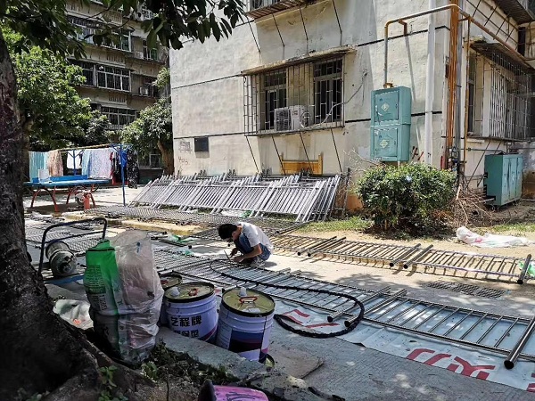 深圳市福田區市政304不銹鋼管護欄換新項目