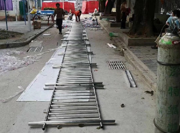 深圳市福田區市政304不銹鋼管護欄換新項目