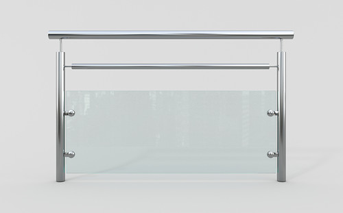 陽臺玻璃不銹鋼護欄 陽臺玻璃不銹鋼護欄