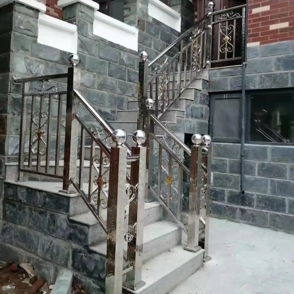 鏡面不銹鋼方管扶手 鏡面不銹鋼方管扶手